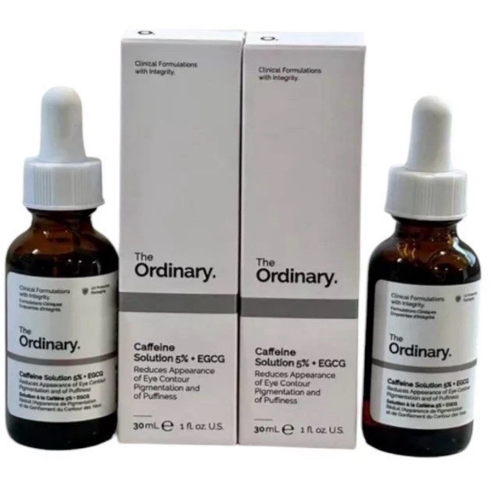 NEW‼️ 4 PACKS OF THE ORDINARY Caffeine
Solution 5% + EGCG | 4 x 30 ml